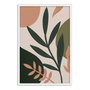 Quadro Decorativo Silhueta Folhagens