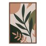 Quadro Decorativo Silhueta Folhagens