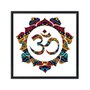 Quadro Decorativo Simbolo do Hinduismo Mandala