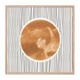 Quadro Decorativo Sol Sobre Linhas Estilo Japandi