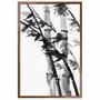 Quadro Decorativo Take Arte de Bambus no Estilo Sumiê