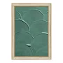 Quadro Decorativo Textura Abstrata de Arcos Estilo Modern Heritage