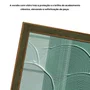 Quadro Decorativo Textura Abstrata de Arcos Estilo Modern Heritage