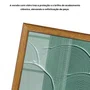 Quadro Decorativo Textura Abstrata de Arcos Estilo Modern Heritage