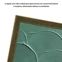 Quadro Decorativo Textura Abstrata de Arcos Estilo Modern Heritage