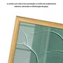Quadro Decorativo Textura Abstrata de Arcos Estilo Modern Heritage