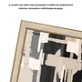 Quadro Decorativo Textura Bege e Preto Estilo Modern Heritage