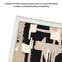 Quadro Decorativo Textura Bege e Preto Estilo Modern Heritage