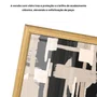 Quadro Decorativo Textura Bege e Preto Estilo Modern Heritage