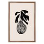 Quadro Decorativo Vaso De Planta Minimalista Japonês Estilo Japandi