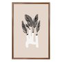 Quadro Decorativo Vaso Moderno Com Folhas Estilo Japandi