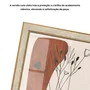 Quadro Decorativo Vasos e Formas Orgânicas Estilo Modern Heritage