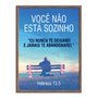 Quadro Decorativo Versículo Bíblico Hebreus 13.5