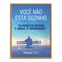 Quadro Decorativo Versículo Bíblico Hebreus 13.5