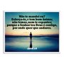 Quadro Decorativo Versículo Bíblico Josué 1:9
