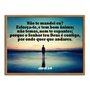 Quadro Decorativo Versículo Bíblico Josué 1:9