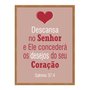 Quadro Decorativo Versículo Bíblico Salmos 37:4