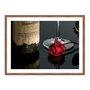 Quadro Decorativo Vinho e Rosa