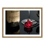 Quadro Decorativo Vinho e Rosa