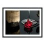 Quadro Decorativo Vinho e Rosa