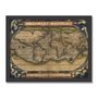 Quadro Decorativo Vintage Mapa do Mundo