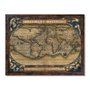 Quadro Decorativo Vintage Mapa do Mundo