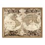Quadro Decorativo Vintage Mapa do Mundo