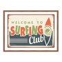 Quadro Decorativo Welcome Surfing Club