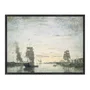 Quadro Em Tela Canvas "A Entrada do Porto de Le Havre" de Eugène Boudin