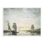 Quadro Em Tela Canvas "A Entrada do Porto de Le Havre" de Eugène Boudin