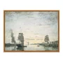 Quadro Em Tela Canvas "A Entrada do Porto de Le Havre" de Eugène Boudin