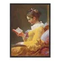 Quadro Em Tela Canvas  "A Garota Lendo" de Jean Honoré Fragonard