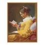 Quadro Em Tela Canvas  "A Garota Lendo" de Jean Honoré Fragonard