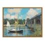 Quadro Em Tela Canvas "A Ponte de Argenteuil" de Claude Monet