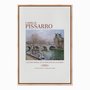 Quadro em Tela Canvas A Ponte Real e o Pavilhão Flore de Camille Pissarro