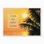 Quadro em Tela Canvas A Vida Fica Melhor na Praia