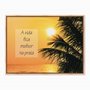 Quadro em Tela Canvas A Vida Fica Melhor na Praia