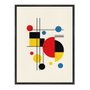 Quadro Em Tela Canvas Bauhaus Formas Coloridas