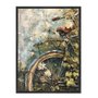 Quadro Em Tela Canvas Bicicleta Pintura Texturizada Vintage Farmhouse