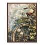 Quadro Em Tela Canvas Bicicleta Pintura Texturizada Vintage Farmhouse