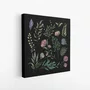 Quadro Em Tela Canvas Botânica Dark Moody Estilo Modern Heritage