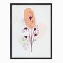 Quadro em Tela Canvas Botões Roxos
