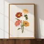 Quadro Em Tela Canvas Buquê de Flores Estilo Modern Heritage
