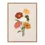 Quadro Em Tela Canvas Buquê de Flores Estilo Modern Heritage