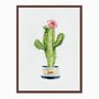 Quadro em Tela Canvas Cactus em Vaso Love
