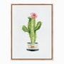 Quadro em Tela Canvas Cactus em Vaso Love
