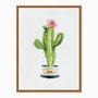 Quadro em Tela Canvas Cactus em Vaso Love