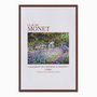 Quadro em Tela Canvas Canteiro de Íris no Jardim em Giverny de Claude Monet