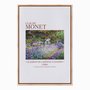 Quadro em Tela Canvas Canteiro de Íris no Jardim em Giverny de Claude Monet
