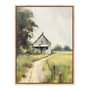 Quadro Em Tela Canvas Casa no Campo Vintage Farmhouse